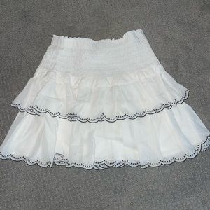 NWT GB girls Black/White ruffle skirt.